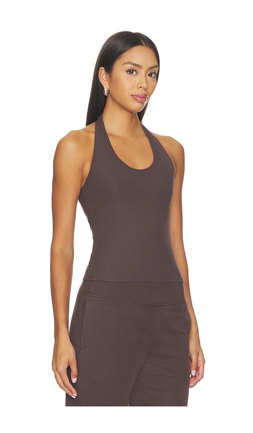 Pose Halter Top in Brown. - size L (also in M, S, XL, XS) - Vuori - Modalova