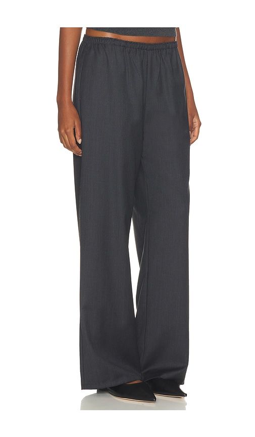 Joanna Wool Trouser in Black. - size L (also in M, S, XS) - VIR VITA - Modalova