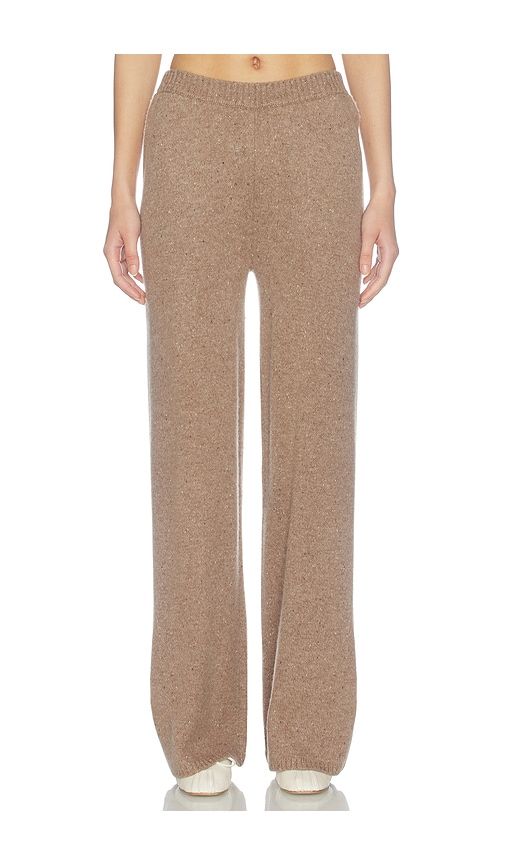 Magda Cashmere Pant in Brown. - size L (also in M, S, XS) - VIR VITA - Modalova