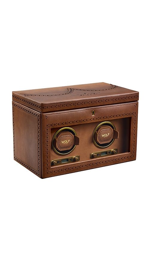 Brogue Double Winder With Storage in Brown - WOLF - Modalova