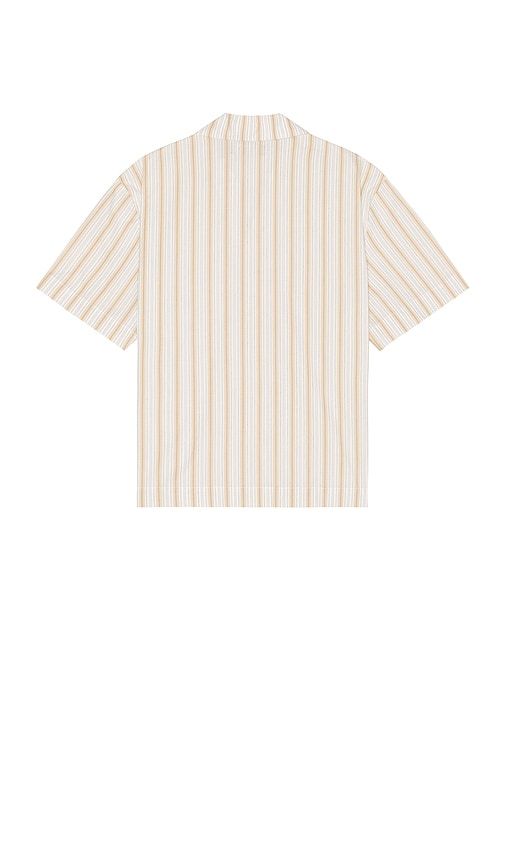 Textured Stripe Camp Shirt in . - size S (also in XS) - WAO - Modalova