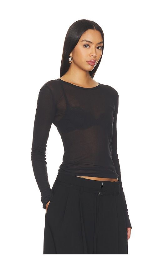 Crew Neck Long Sleeve Tee in . - size L (also in M, S, XL, XS, XXS) - WAO - Modalova