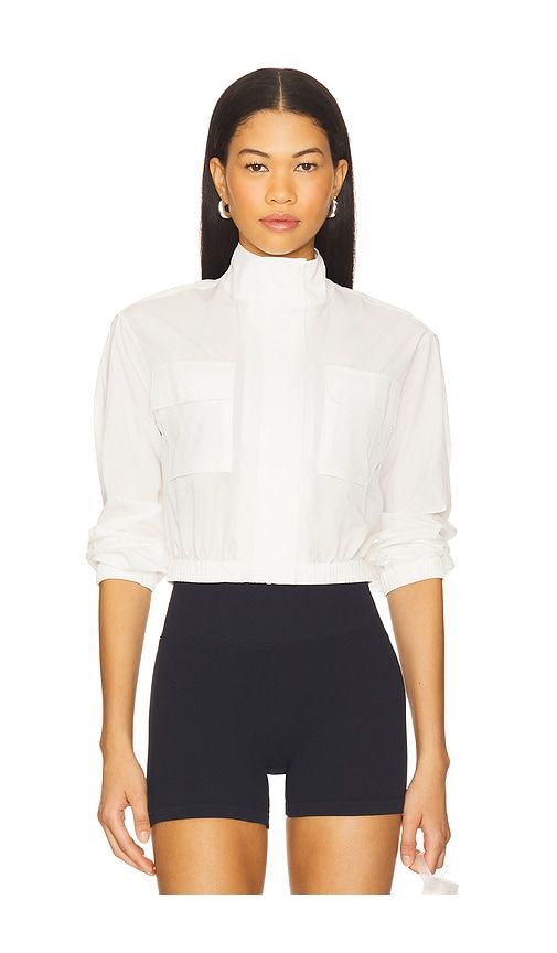 Aspyn Cropped Jacket in White. - size XL (also in XXS) - WellBeing + BeingWell - Modalova