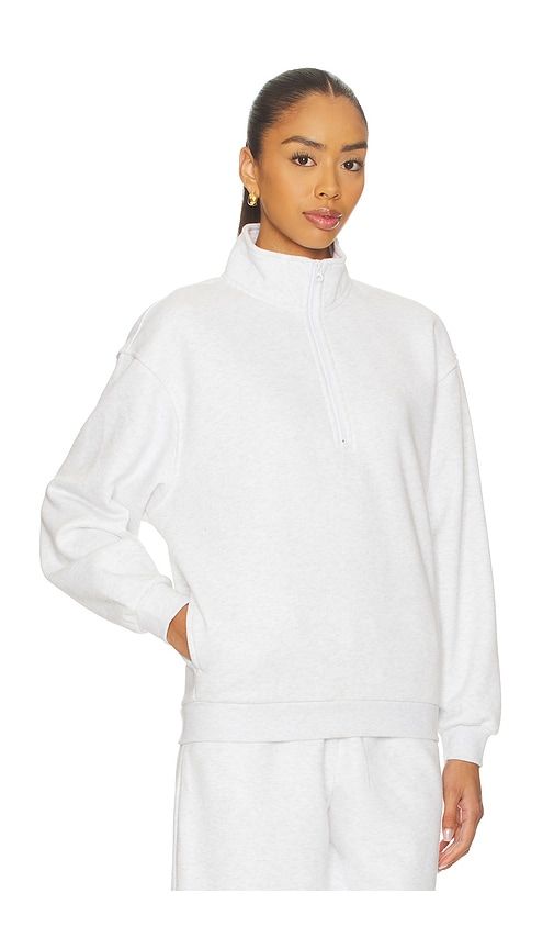 Remy Half Zip in Light Grey. - size S (also in XS) - WellBeing + BeingWell - Modalova