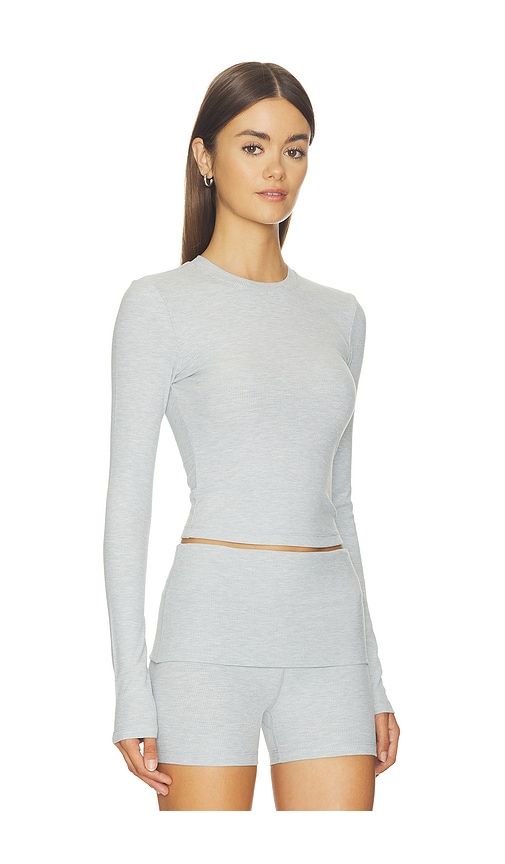 Leon Long Sleeve Top in Grey. - size L (also in M, S, XL, XS, XXS) - WellBeing + BeingWell - Modalova