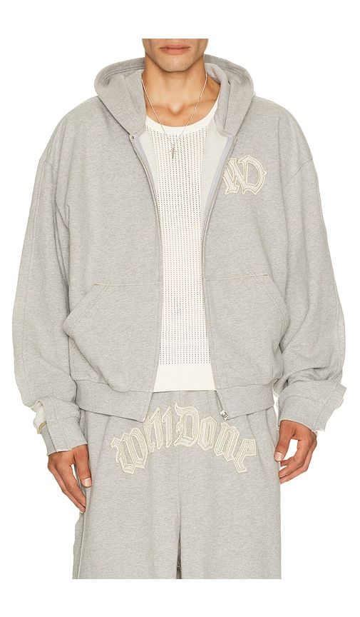 Inside-Out Zip Up Hoodie in . - size L (also in M, S, XL/1X) - WE11DONE - Modalova