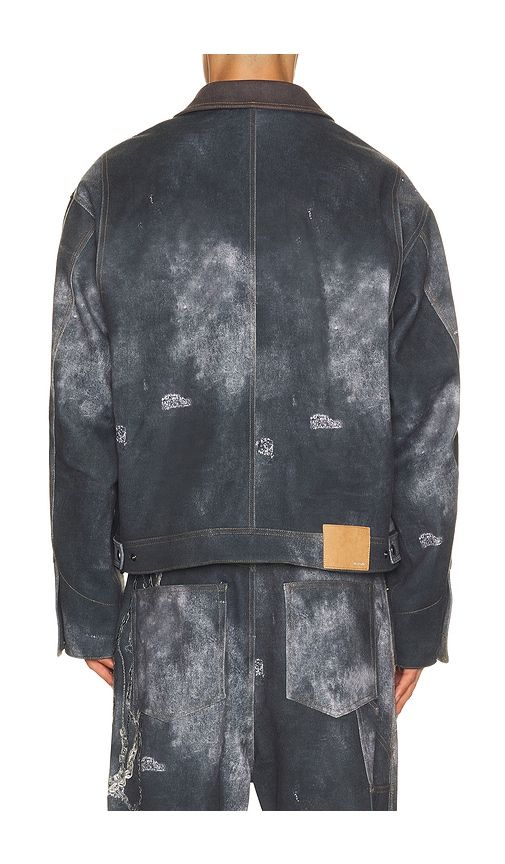 Trompe L'Oeil Denim Jacket in . - size L (also in M, XL/1X) - WE11DONE - Modalova