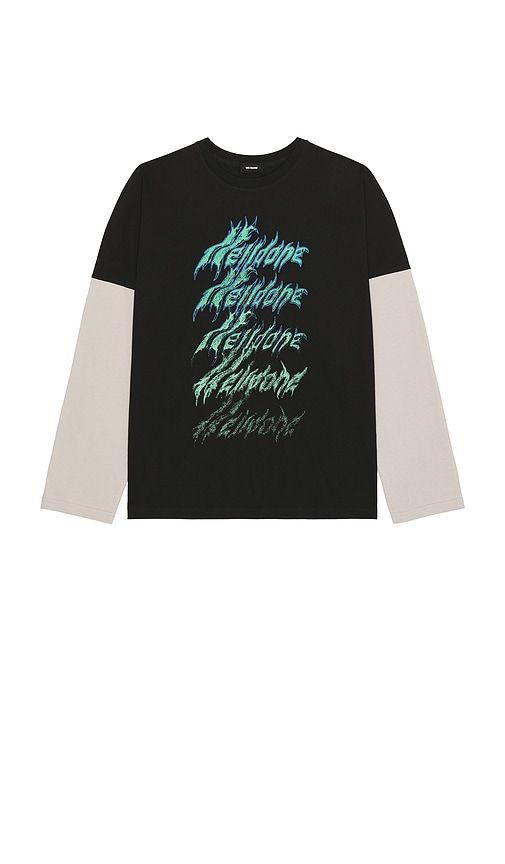 Crayon Multi Logo Long-Sleeved T-Shirt in . Taglia L. Also in M, S, XL/1X - WE11DONE - Modalova