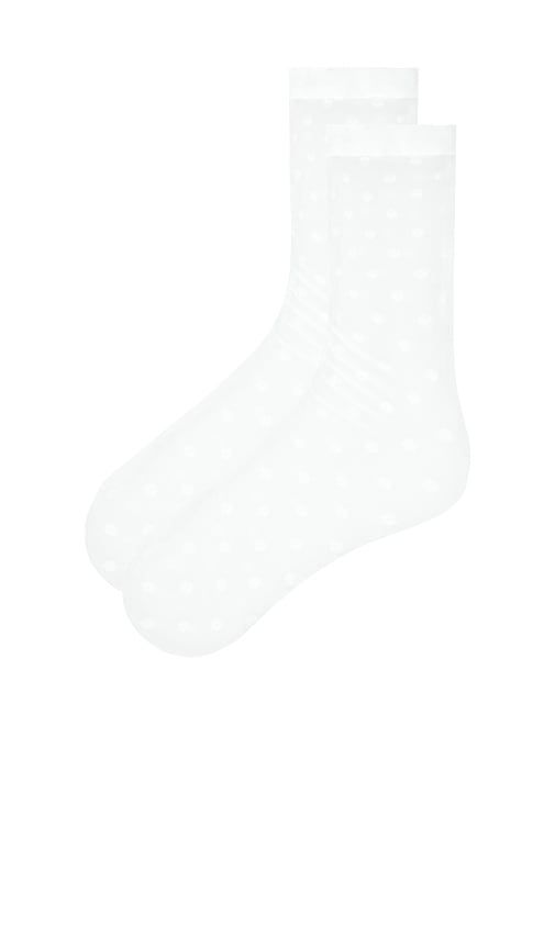 Wolford Daisy Socks in White - Wolford - Modalova