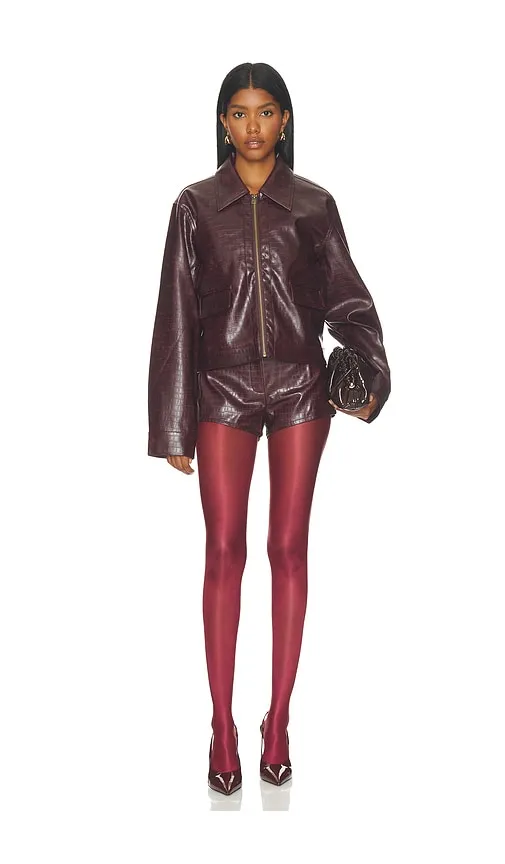 Neon 40 Tights in Wine. - size L (also in M, S, XS) - Wolford - Modalova