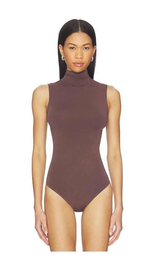 Viscose String Bodysuit in Chocolate. - size M (also in S) - Wolford - Modalova