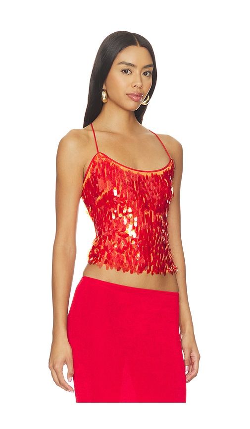 Backless Top in Orange. - size L (also in M, S, XS) - With Harper Lu - Modalova