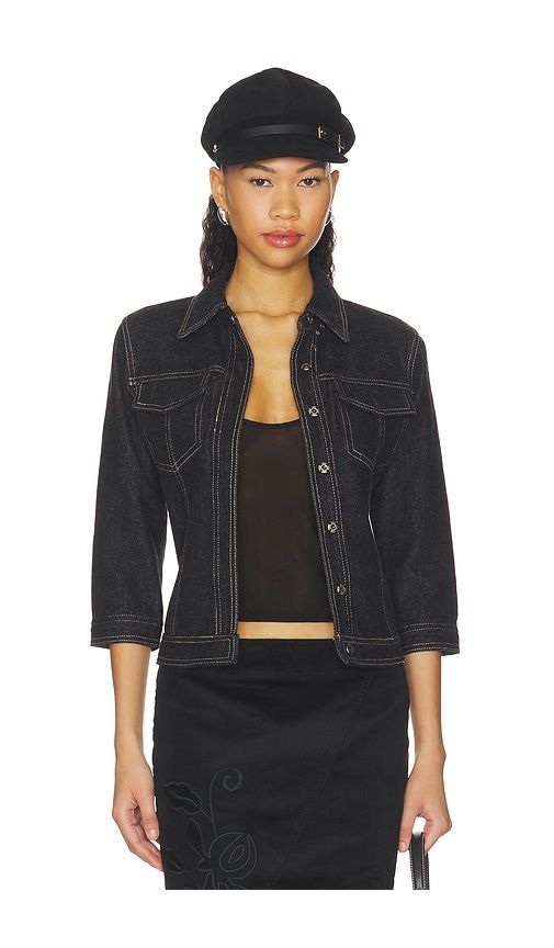 Olivia Jacket in Blue. - size M (also in S, XS) - With Jean - Modalova