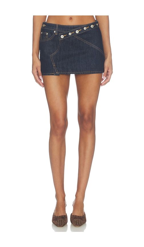 Drew Skirt in Blue. - size M (also in S, XS) - With Jean - Modalova