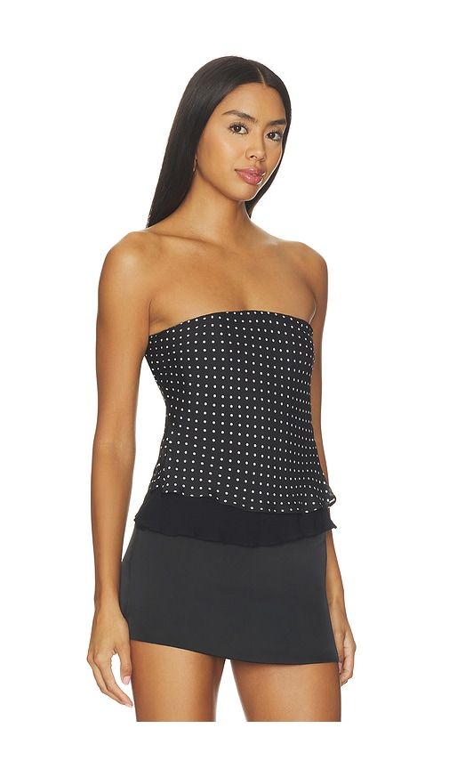 Priya Corset Top in Black & White. - size L (also in M, S, XL, XS, XXS) - With Jean - Modalova