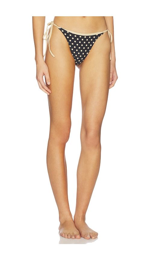 Juni Bikini Bottom in Small Dot in Yellow. - size M (also in XL, XS) - With Jean - Modalova