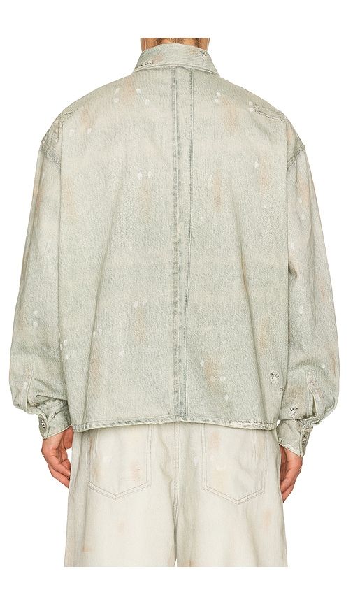Maza Printed Denim Shirt in Blue. - size L (also in M, S, XL/1X) - Won Hundred - Modalova