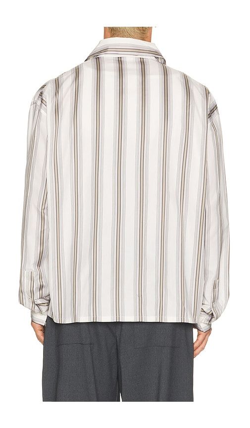 Maza Stripe Shirt in Grey. - size S (also in XL/1X) - Won Hundred - Modalova