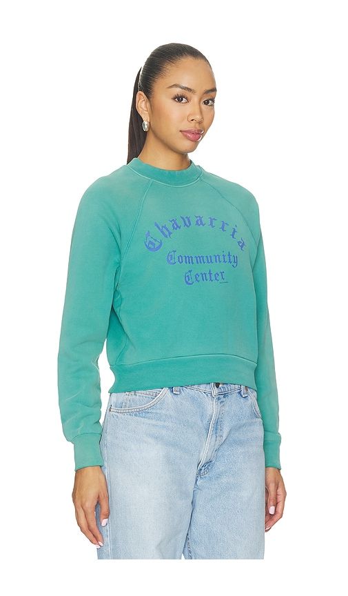Community Center Shrunken Raglan Sweatshirt in . - size L (also in S) - Willy Chavarria - Modalova