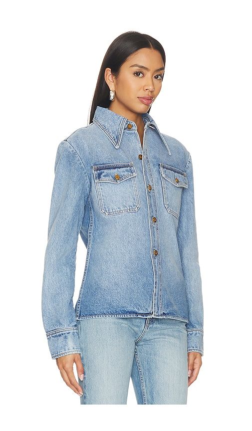 Chente Denim Shirt in Blue. - size L (also in M, XS) - Willy Chavarria - Modalova