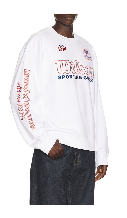 Playstate Crewneck Sweatshirt in White. - size L (also in M, S, XL/1X) - Wilson - Modalova