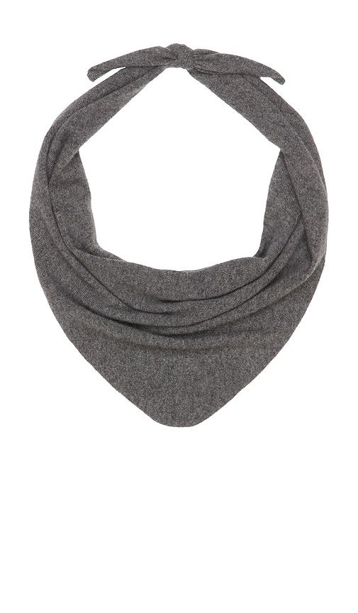 Cashmere Neckerchief in Grey - White & Warren - Modalova
