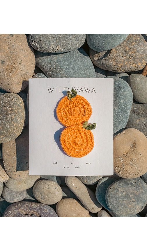 Crochet Clip Set in Orange - Wild Wawa - Modalova