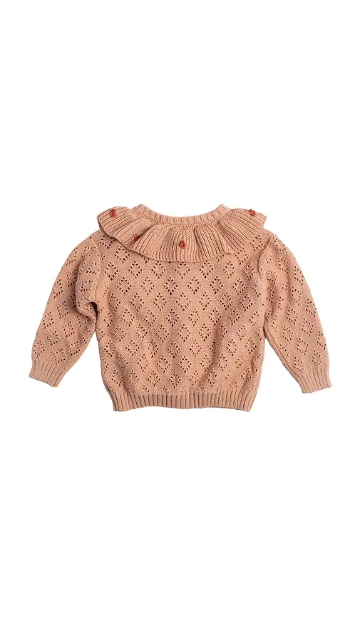 Kids Thea Cardigan in Peach. - size 12/24 (also in 2/3, 5/6) - Wild Wawa - Modalova