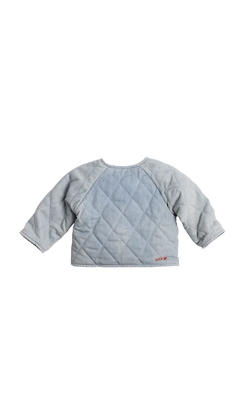 Kids Quilted Jacket in Denim-Light. - size 18/24 (also in 2/3, 3/4, 5/6) - Wild Wawa - Modalova