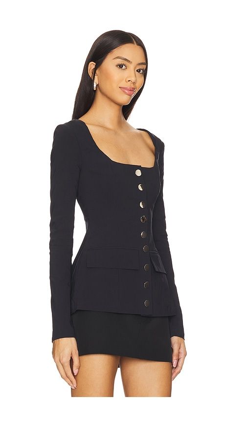 Boatneck Peplum Blazer in . - size 0 (also in 2, 4) - WeWoreWhat - Modalova