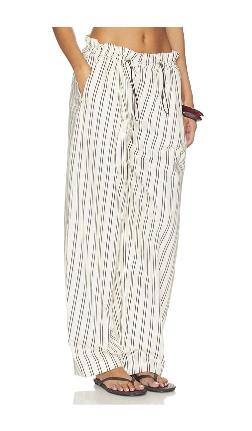 Adjustable Waist Pant in Cream. - size L (also in M, S, XL, XS) - WeWoreWhat - Modalova
