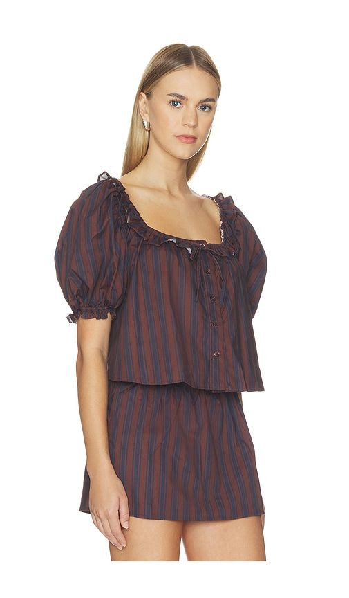 Puff Sleeve Button Up Top in . - size L (also in M, S, XS) - WeWoreWhat - Modalova
