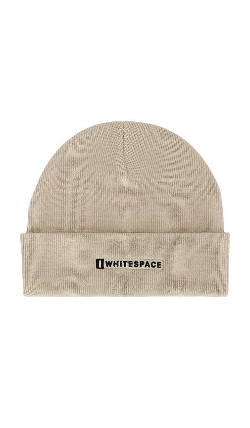 Cashmere Knit Beanie in Neutral - Whitespace - Modalova