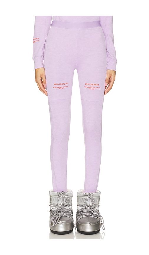 Merino Baselayer Pant in Lavender. - size L (also in M, S, XS) - Whitespace - Modalova