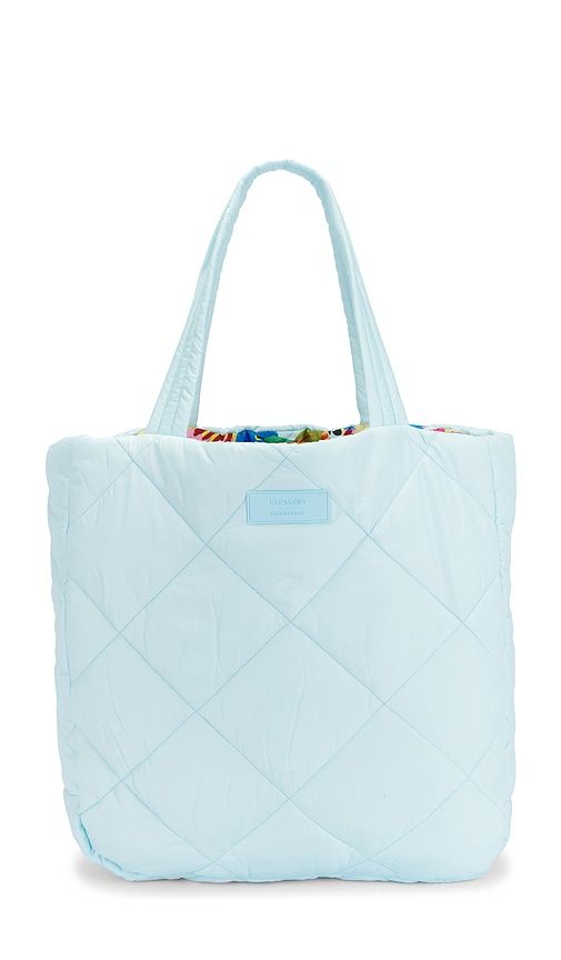 X FARM Rio Puffer Tote Bag in Baby - Whitespace - Modalova