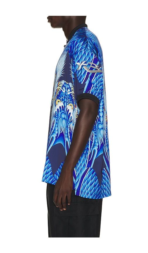 Drgn Satin Jersey in Blue. - size L (also in M, S, XS) - Y-3 - Modalova
