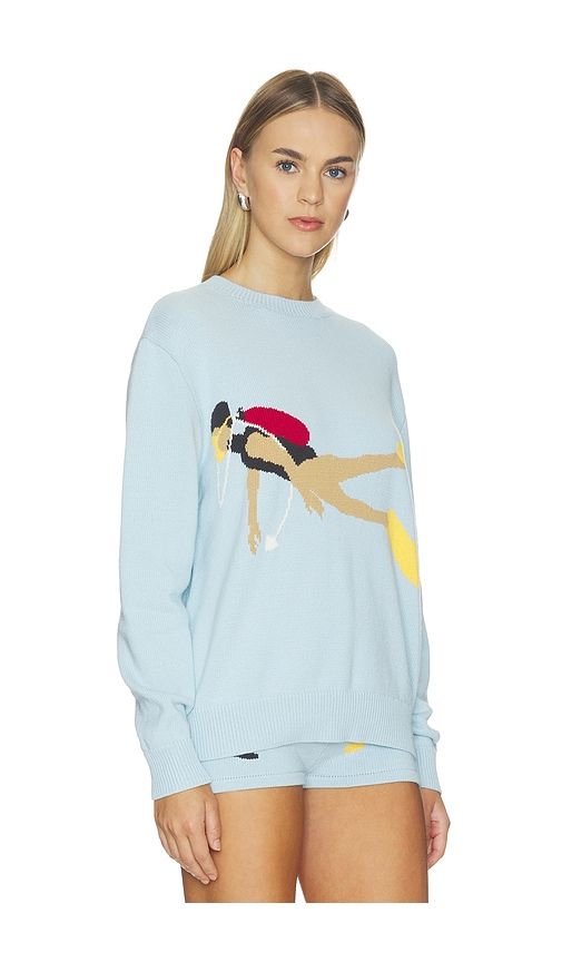 Diver Knit Top in Baby Blue. - size S (also in XS) - Yellow The Label - Modalova