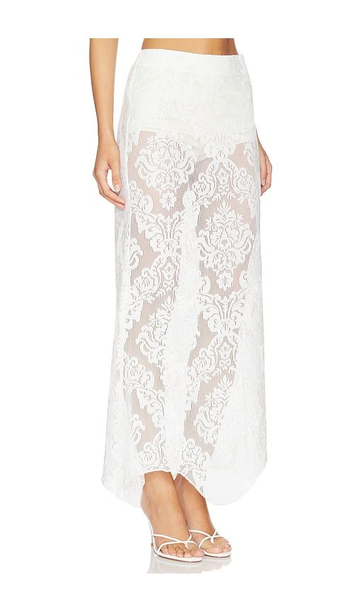X REVOLVE Soren Maxi Skirt in White. - size L (also in M, S, XS) - Yellow The Label - Modalova