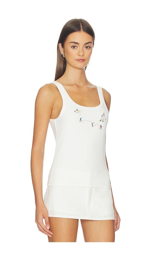 Golf Scene Tank Top in . - size L (also in M, S, XL/1X, XS) - Yellow The Label - Modalova