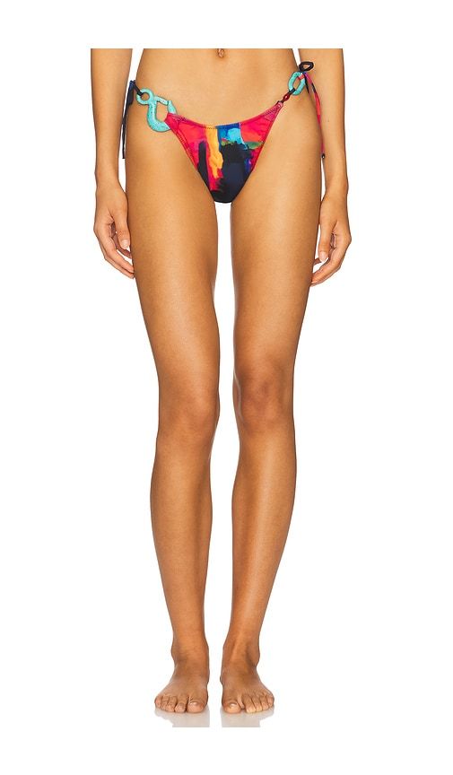 Vivi Charm Bikini Bottom in Red,Blue. - size L (also in M, XL) - YLLW THE LABEL - Modalova