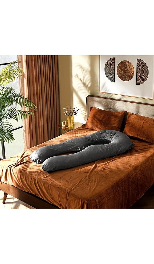 Eucalyptus Pillow Cover in Grey - Yana Sleep - Modalova
