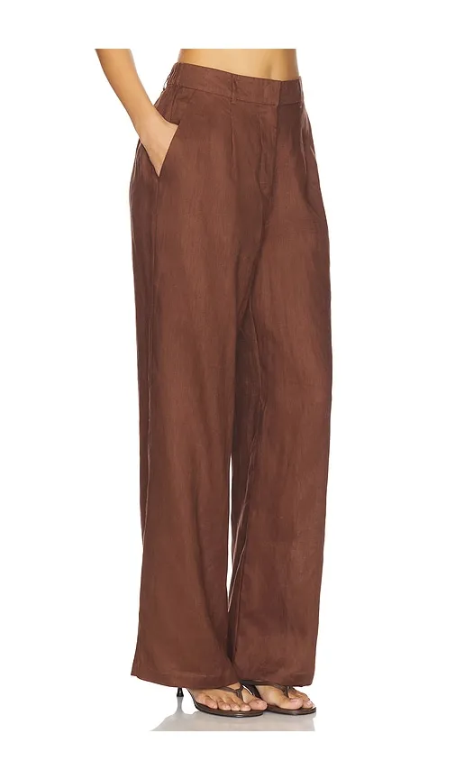 Bobbi Pant in Brown. - size L (also in M, S, XL) - Yumi Kim - Modalova