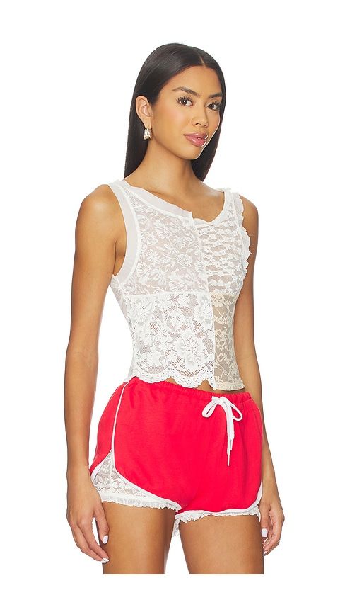 Patchwork Lace Tank Top in NA. - size L (also in M) - Yuhan Wang - Modalova