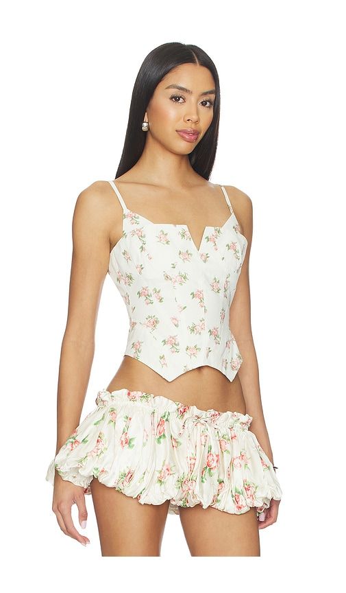 Bustier Top in White. - size L (also in M, S, XL) - Yuhan Wang - Modalova