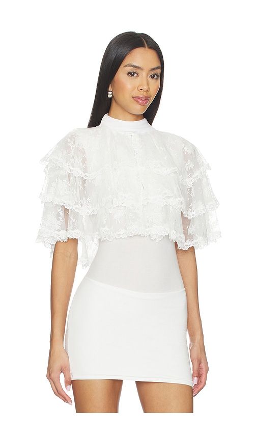 Shell Button Lace Bolero in . - size L (also in M, S, XL) - Yuhan Wang - Modalova