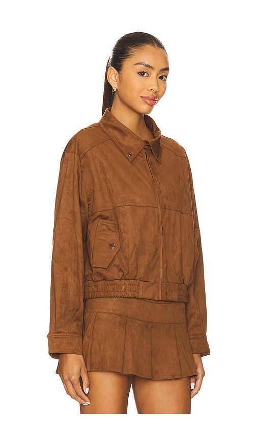 Mocca Suede Jacket in . - size L (also in M) - Zemeta - Modalova