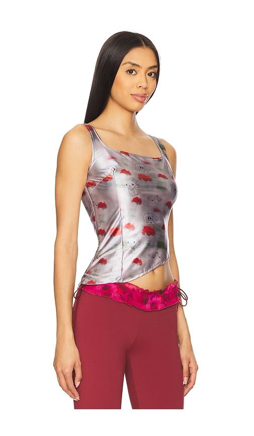 Cry Dog Asymmetric Top in Light Grey. - size S (also in XS) - Zemeta - Modalova