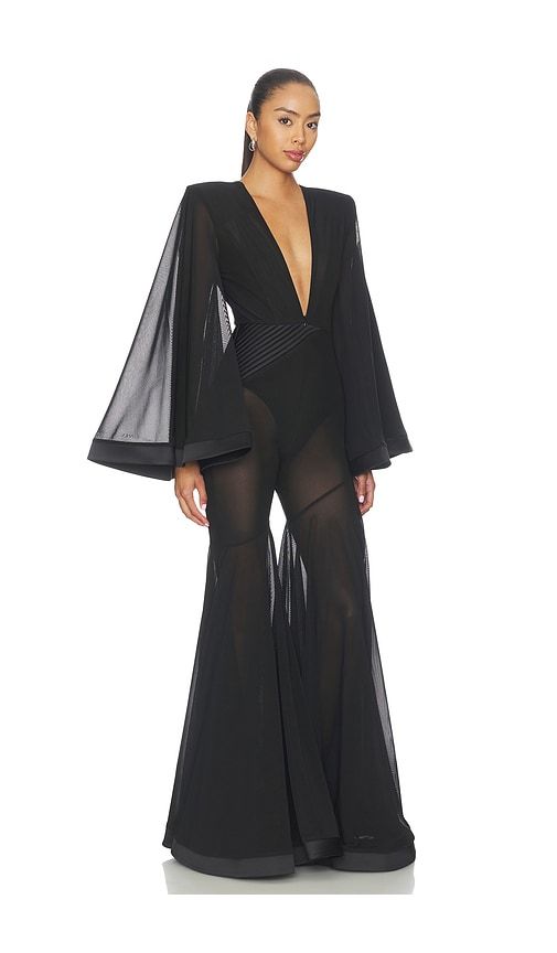 Illusion Survives Love 2 Pc Mesh Jumpsuit in . - size 12 (also in 2, 4, 6, 8) - Zhivago - Modalova