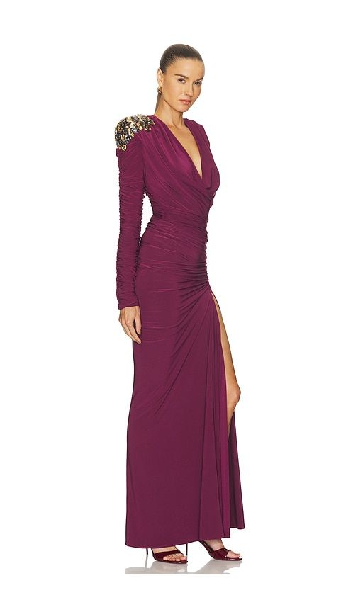 The Fragile Night Gown in Burgundy. - size 4 (also in 6) - Zhivago - Modalova