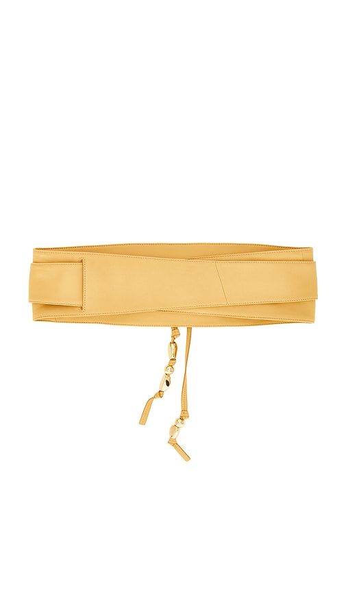 Foam Pebbles Wrap Belt in Tan. - size M/L (also in S/M) - Zimmermann - Modalova